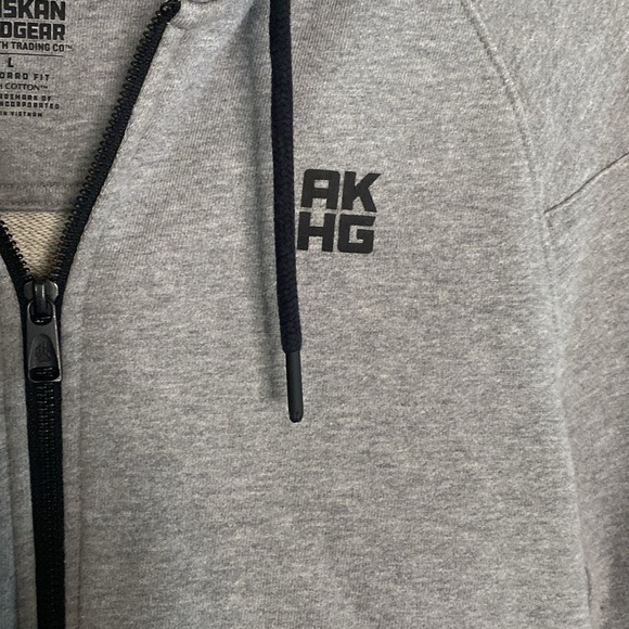 Alaskan Hardgear by Duluth Trading Co Gray Full Zip Hoodie- size L - Picture 2 of 7